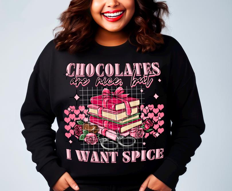 Chocolates Are Nice DTF Transfer
