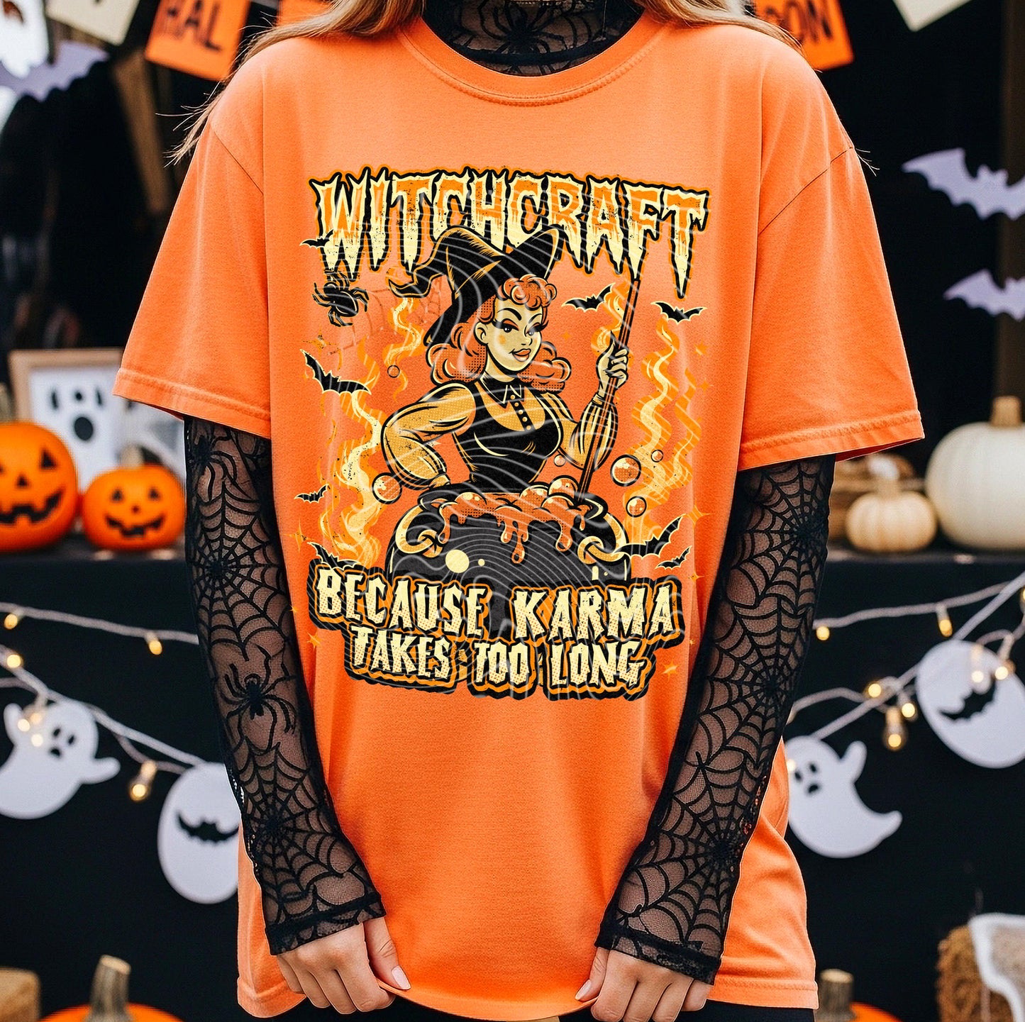 Witchcraft Because Karma DTF Transfer