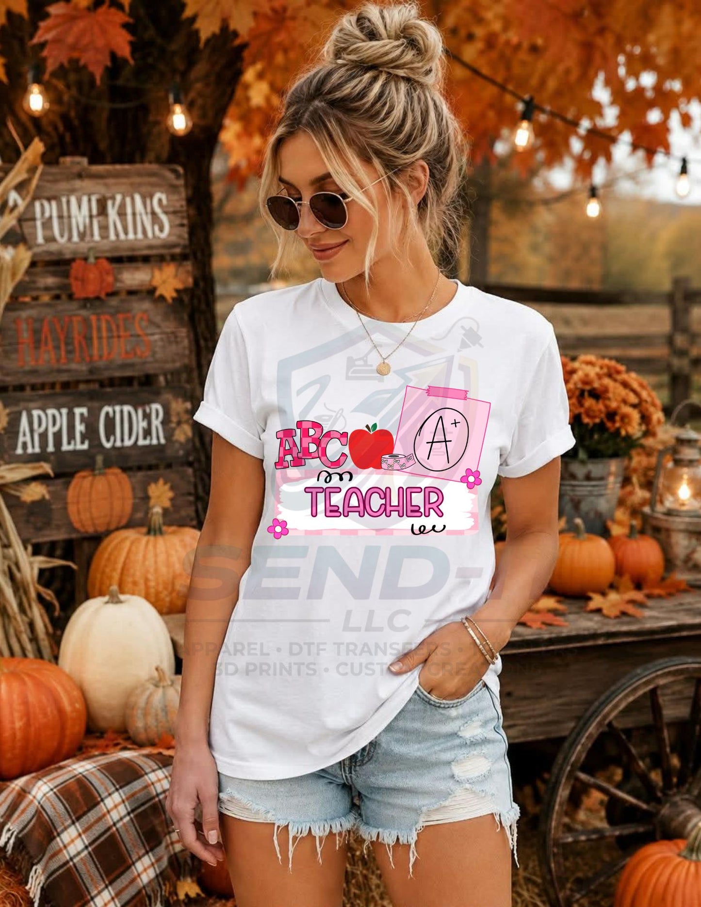 ABC Teacher DTF Transfer