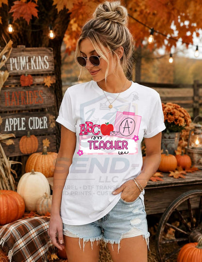 ABC Teacher DTF Transfer