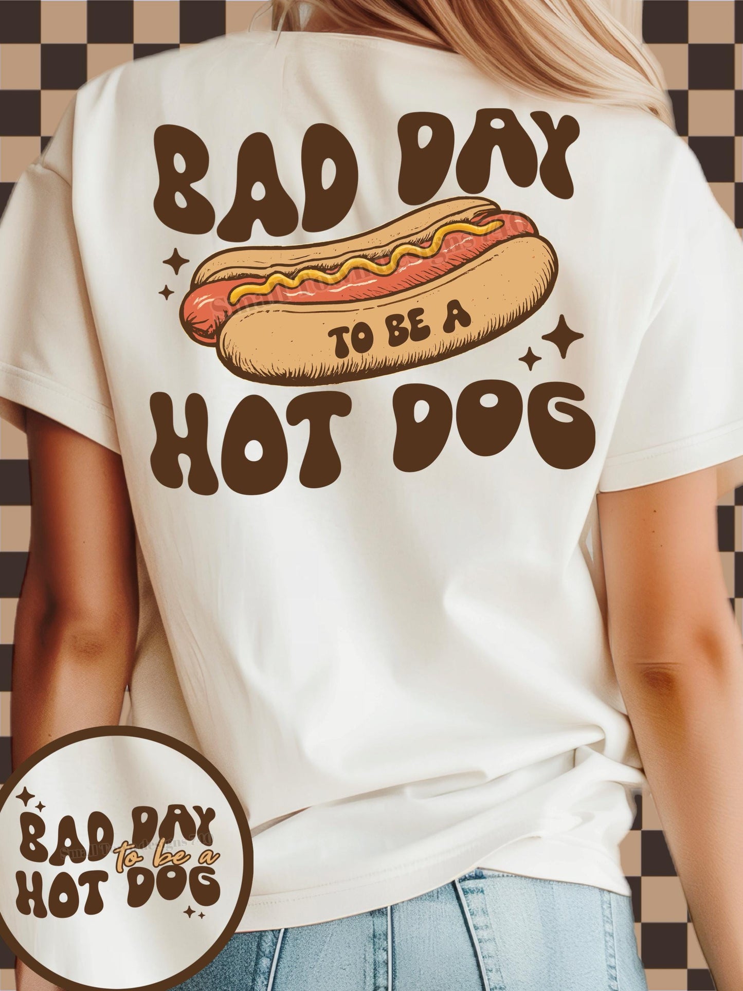 Bad Day To Be A Hot Dog DTF Transfer