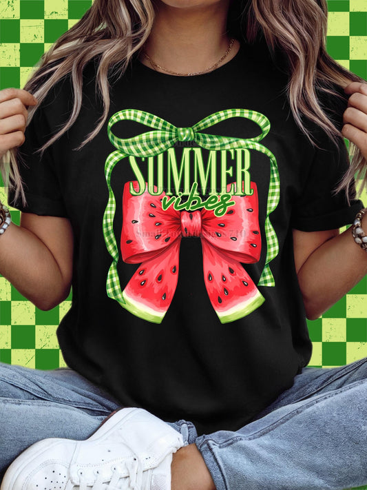 Summer Vibes Watermelon DTF Transfer