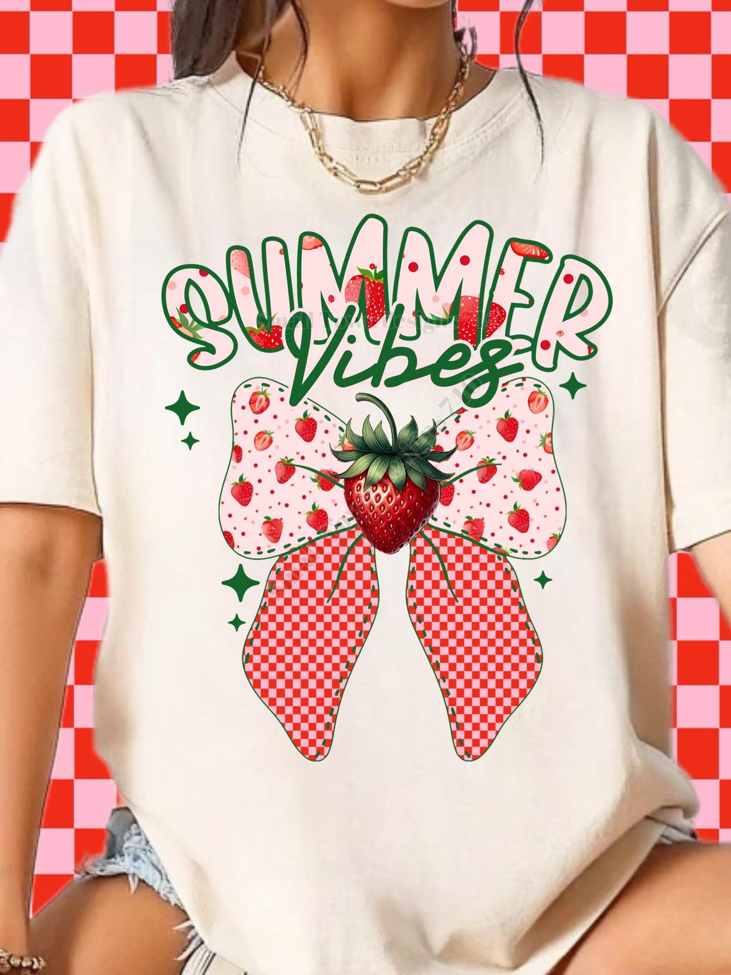 Summer Vibes Berry DTF Transfer