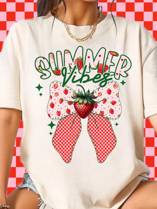 Summer Vibes Berry DTF Transfer