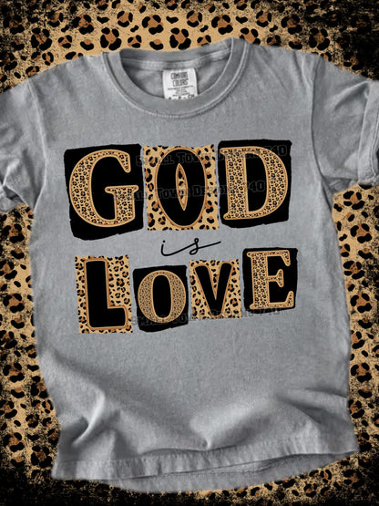 God Is Love DTF Transfer