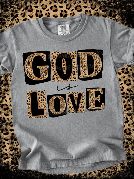 God Is Love DTF Transfer