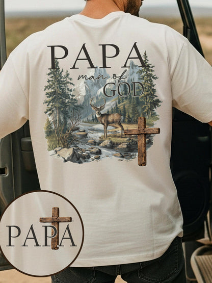 Papa Man Of God DTF Transfer