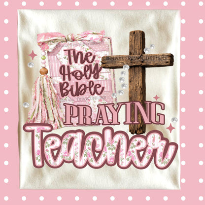 Praying Teacher DTF Transfer