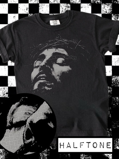 Halftone Christ (2) DTF Transfer