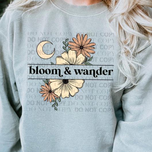Bloom & Wander DTF Transfer