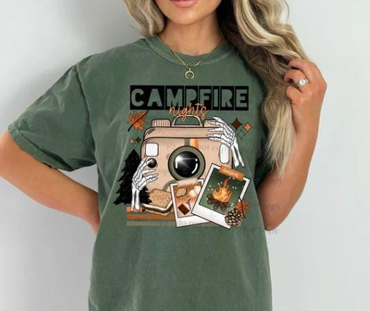 Campfire Nights Photo DTF Transfer