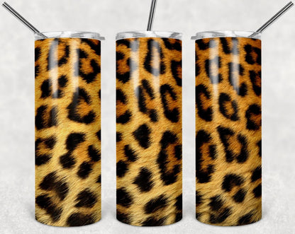 Leopard, Animal, Fur, Stainless Steel, Tumbler, Drinkware