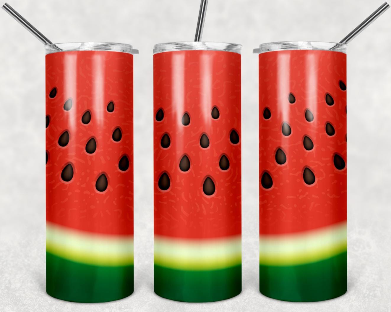 Watermelon, Summer, Food, Stainless Steel, Tumbler, Drinkware