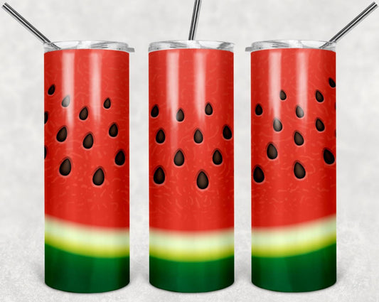 Watermelon, Summer, Food, Stainless Steel, Tumbler, Drinkware