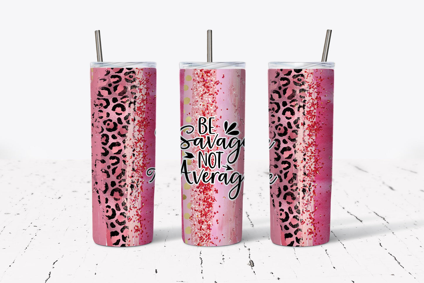 Savage, Not Average, Sassy, Stainless Steel, Tumbler, Drinkware