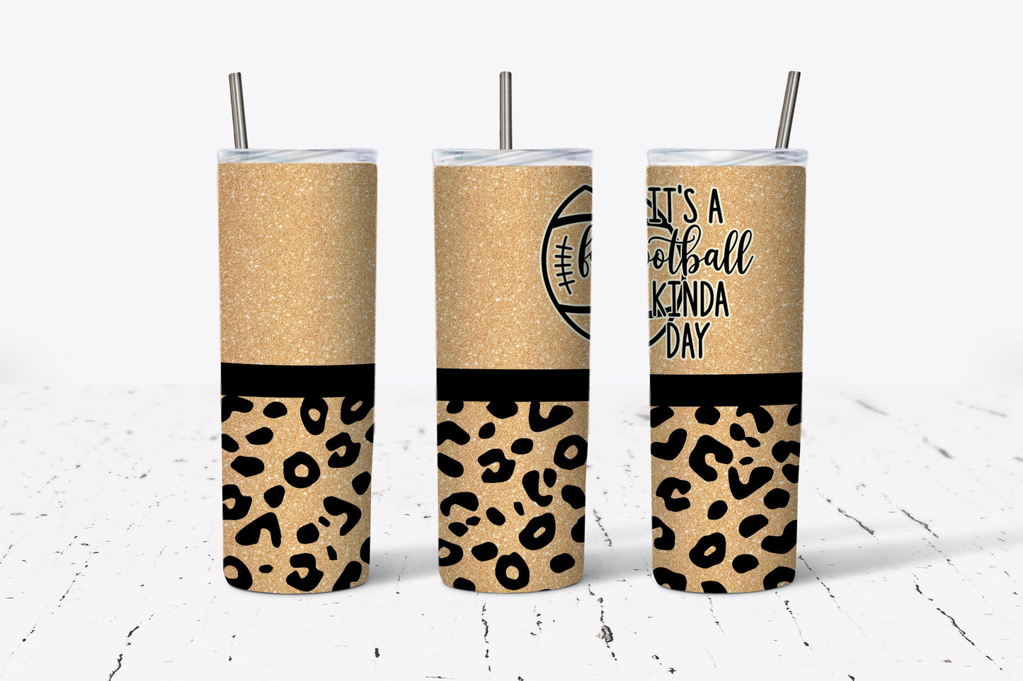 Football, Kind of Day, Sports, Stainless Steel, Tumbler, Drinkware