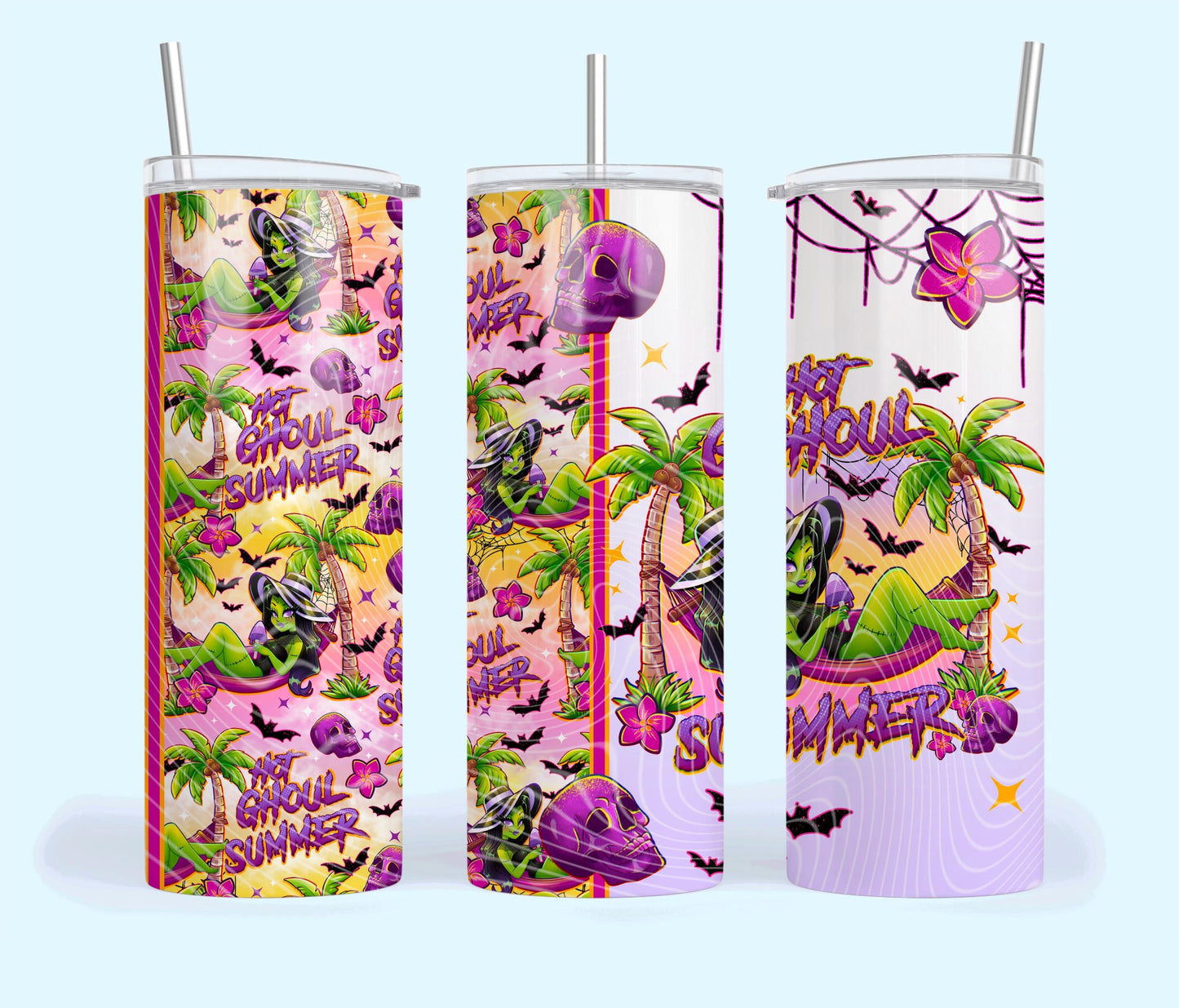 Hot Ghoul, Summer, Halloween, Stainless Steel, Tumbler, Drinkware