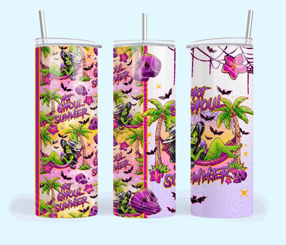 Hot Ghoul, Summer, Halloween, Stainless Steel, Tumbler, Drinkware