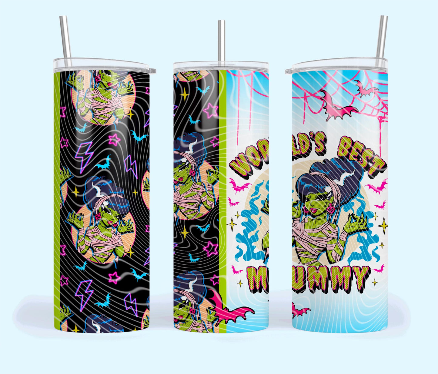 World's Best, Mummy, Halloween, Stainless Steel, Tumbler, Drinkware
