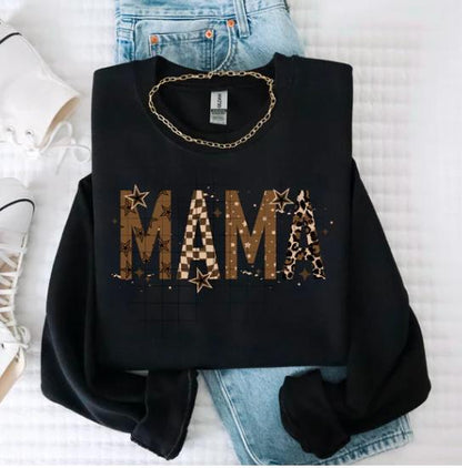 Mama, Cheetah, DTF Transfer