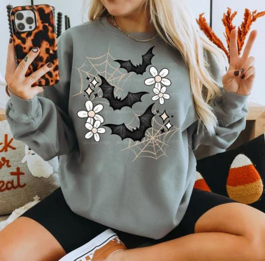 Daisy, Cobwebs, Bats, DTF Transfer