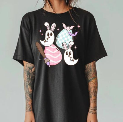 Easter, Bunny, Ghosts, DTF Transfer