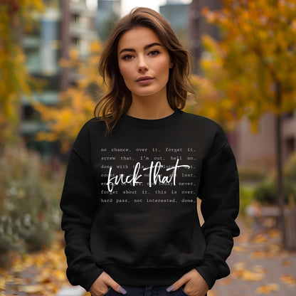 F*ck That, Humorous, Adult, DTF Transfer