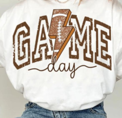 Football, Game Day, Sports, Fall, DTF Transfer