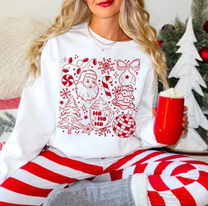 Ho-Ho, Christmas, Santa,  DTF Transfer