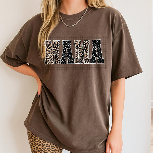 Dotted, Leopard, Mama, DTF Transfer