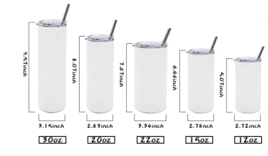 20oz Sublimation Tumbler Blank