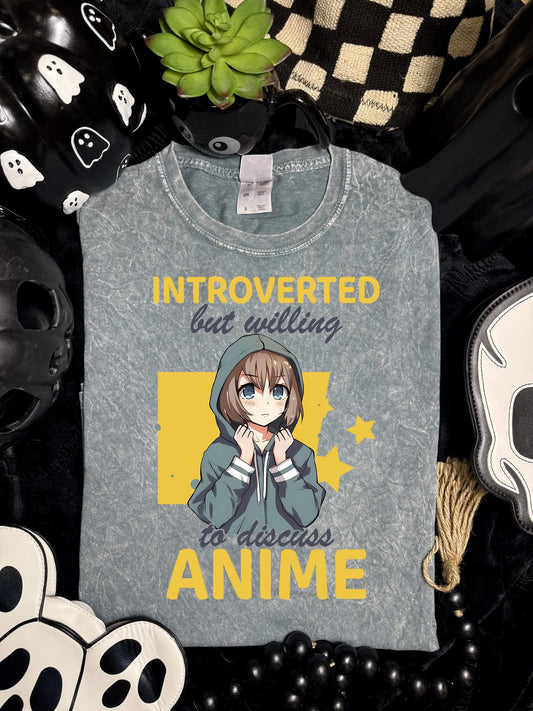 Introverted, Anime, DTF Transfer
