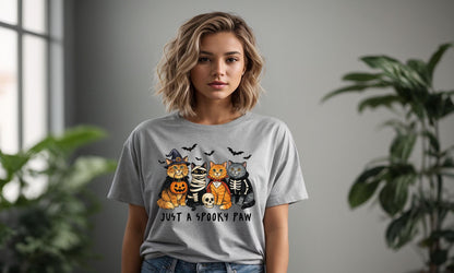 Spooky, Paw, Cat, DTF Transfer
