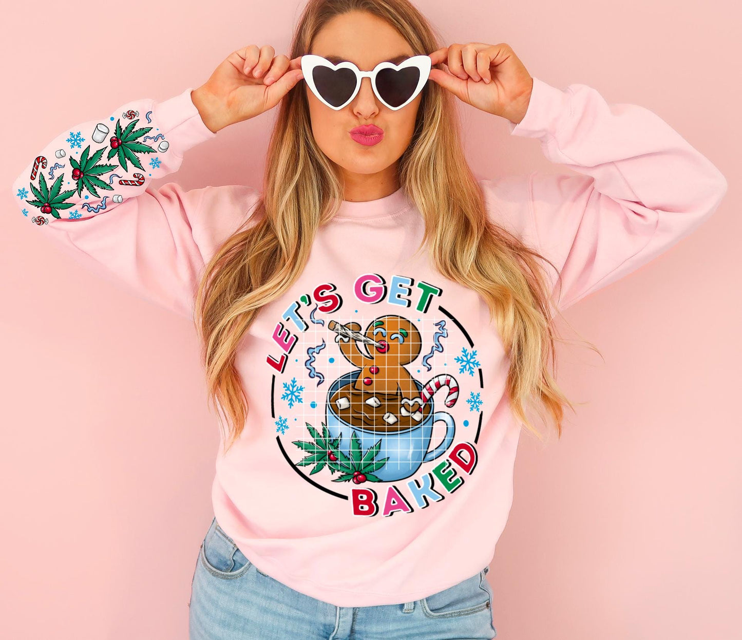 Let's Get Baked Gingerbread DTF Transfer