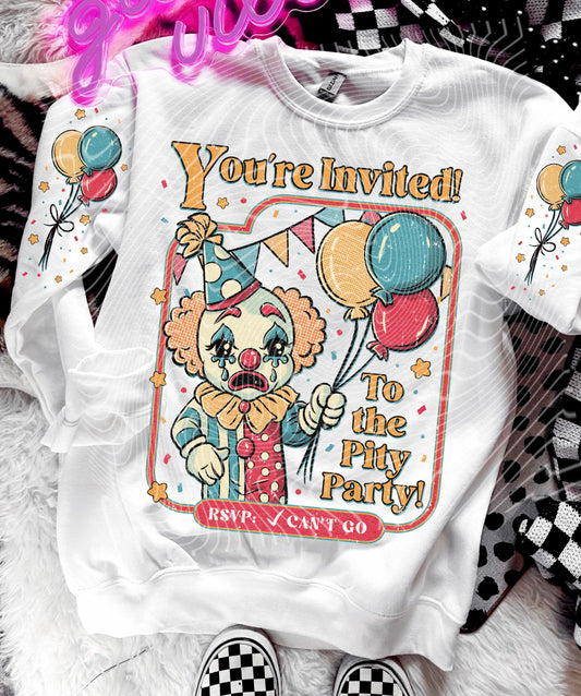Pity Party DTF Transfer