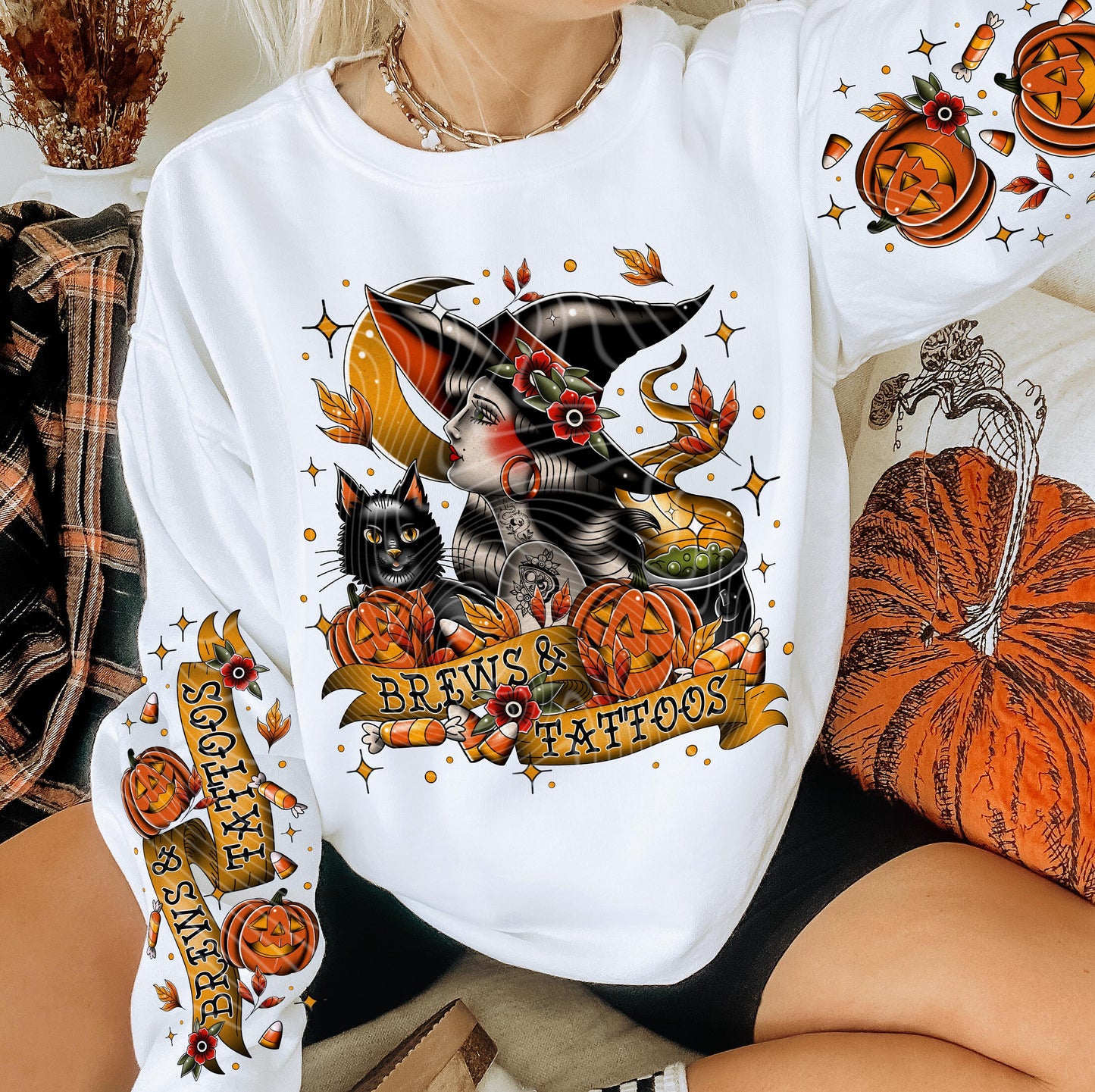 Brews & Tattoos DTF Transfer