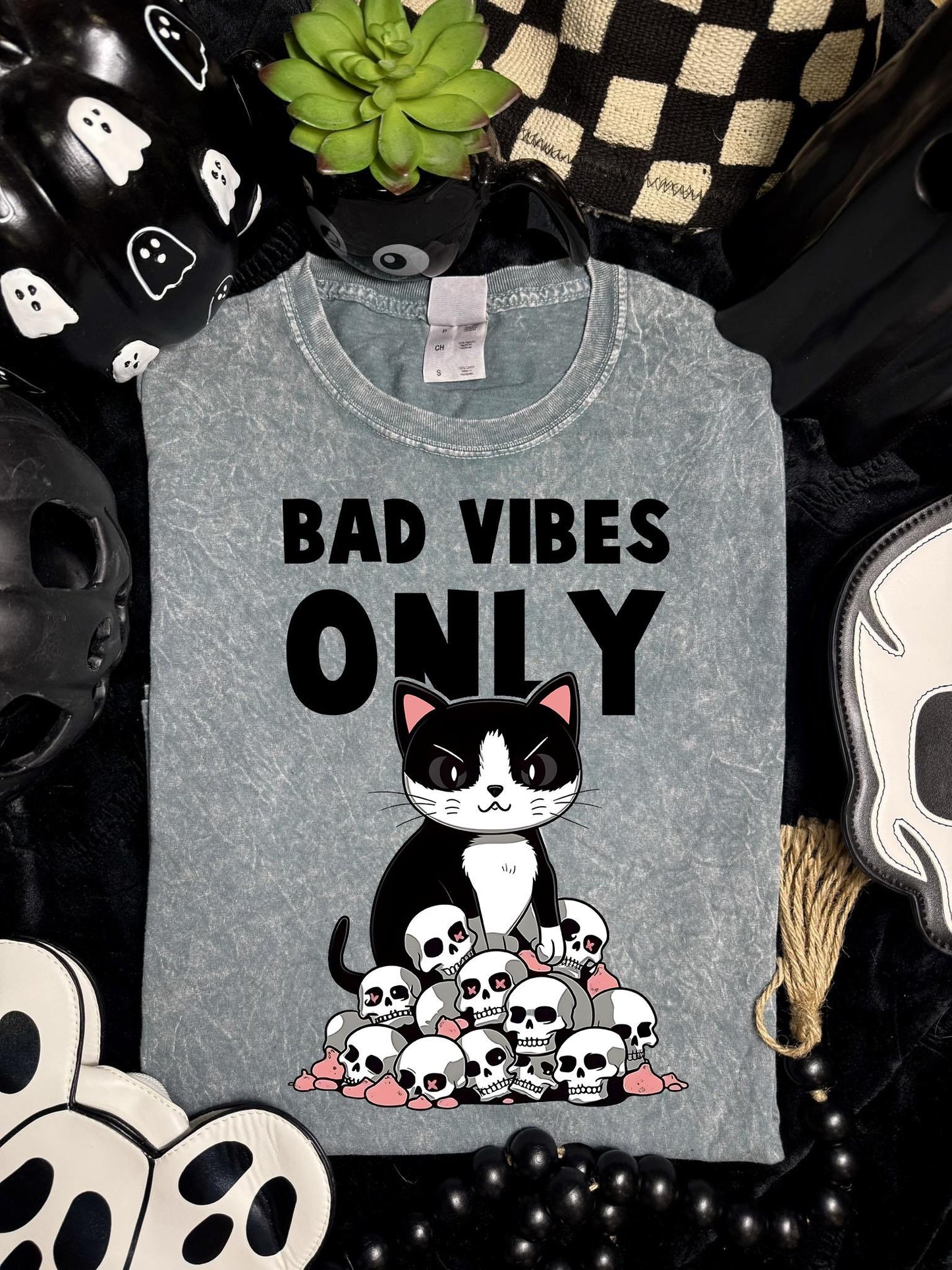 Bad Vibes Only DTF Transfer