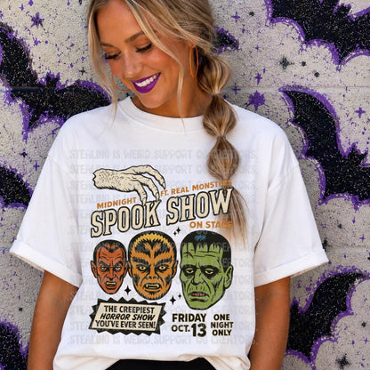 Spook, Show, Halloween, DTF Transfer