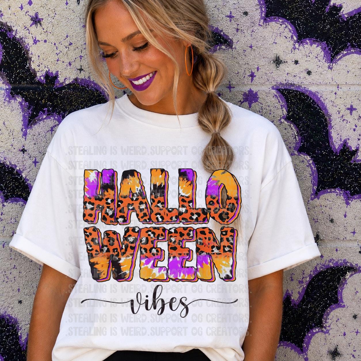 Hallo, Ween, Vibes, Halloween, DTF Transfer
