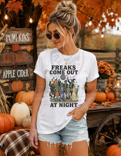 Freaks Come Out, Halloween, Fall,  DTF Transfer
