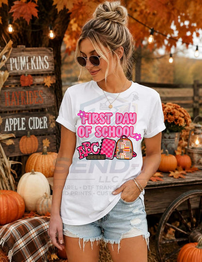 First Day Of School ABC DTF Transfer