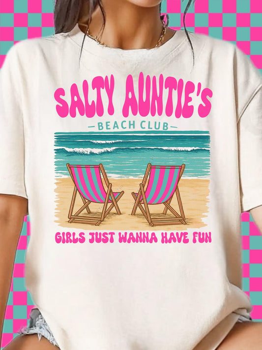 Salty Aunties DTF Transfer