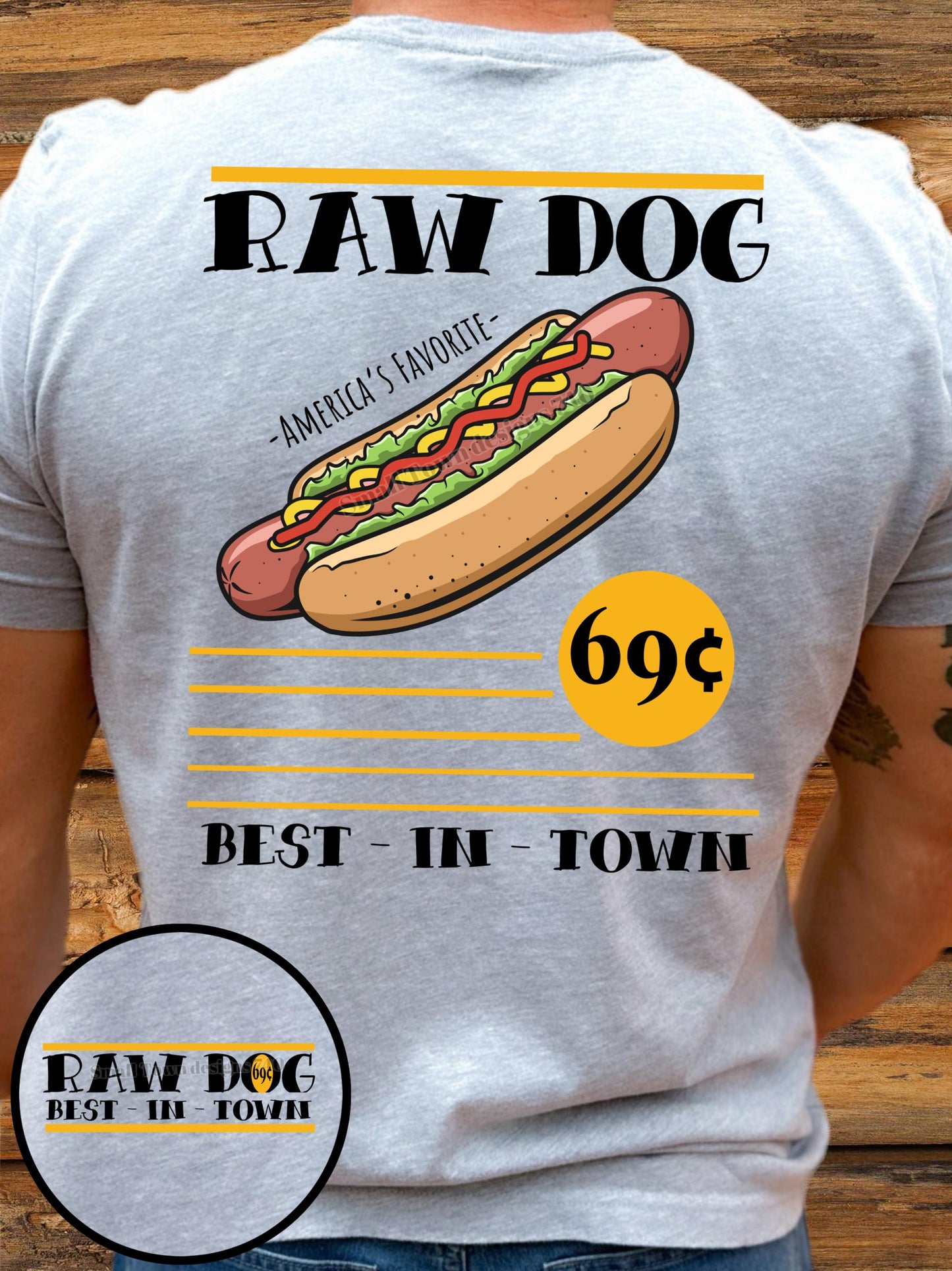 Raw Dog DTF Transfer