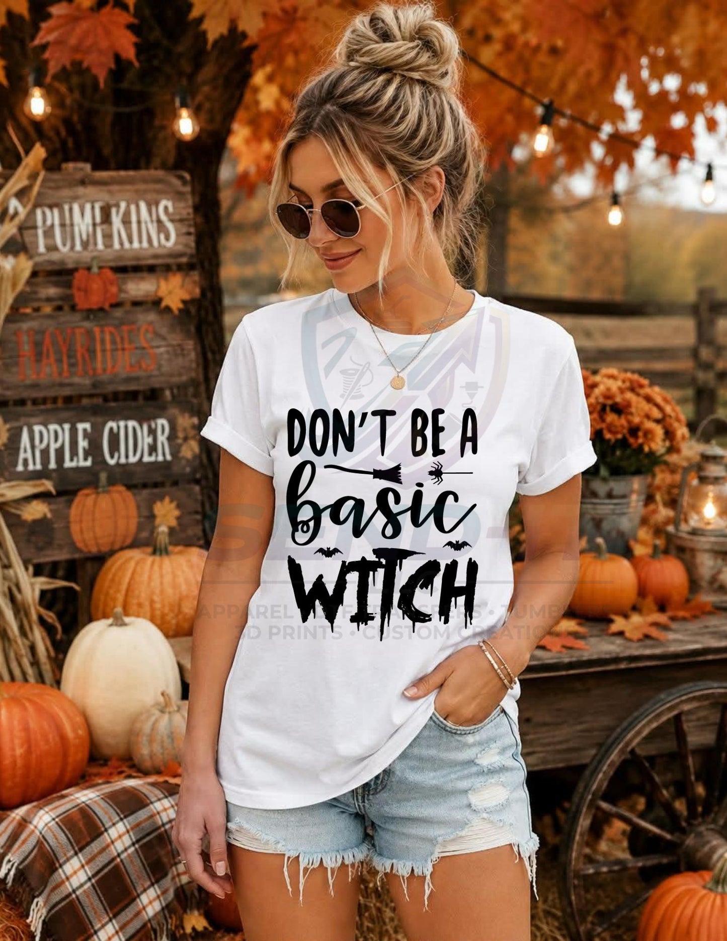 Basic, Witch, Halloween,  DTF Transfer
