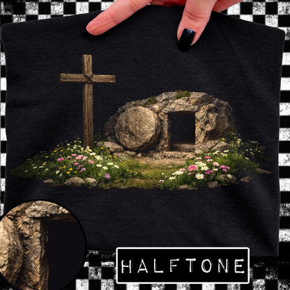 Halftone Tomb  DTF Transfer