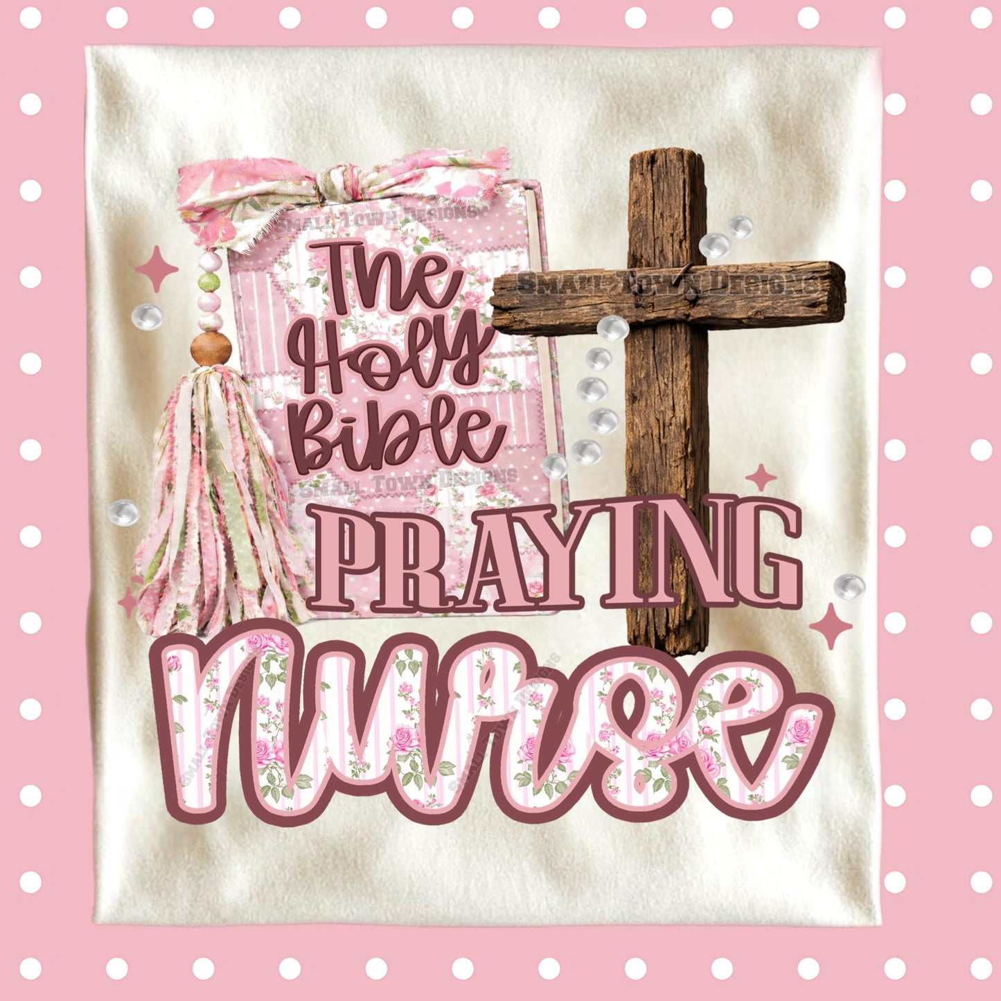 Praying Nurse DTF Transfer