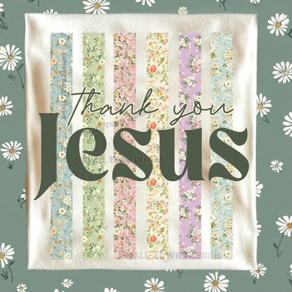 Thank you Jesus DTF Transfer