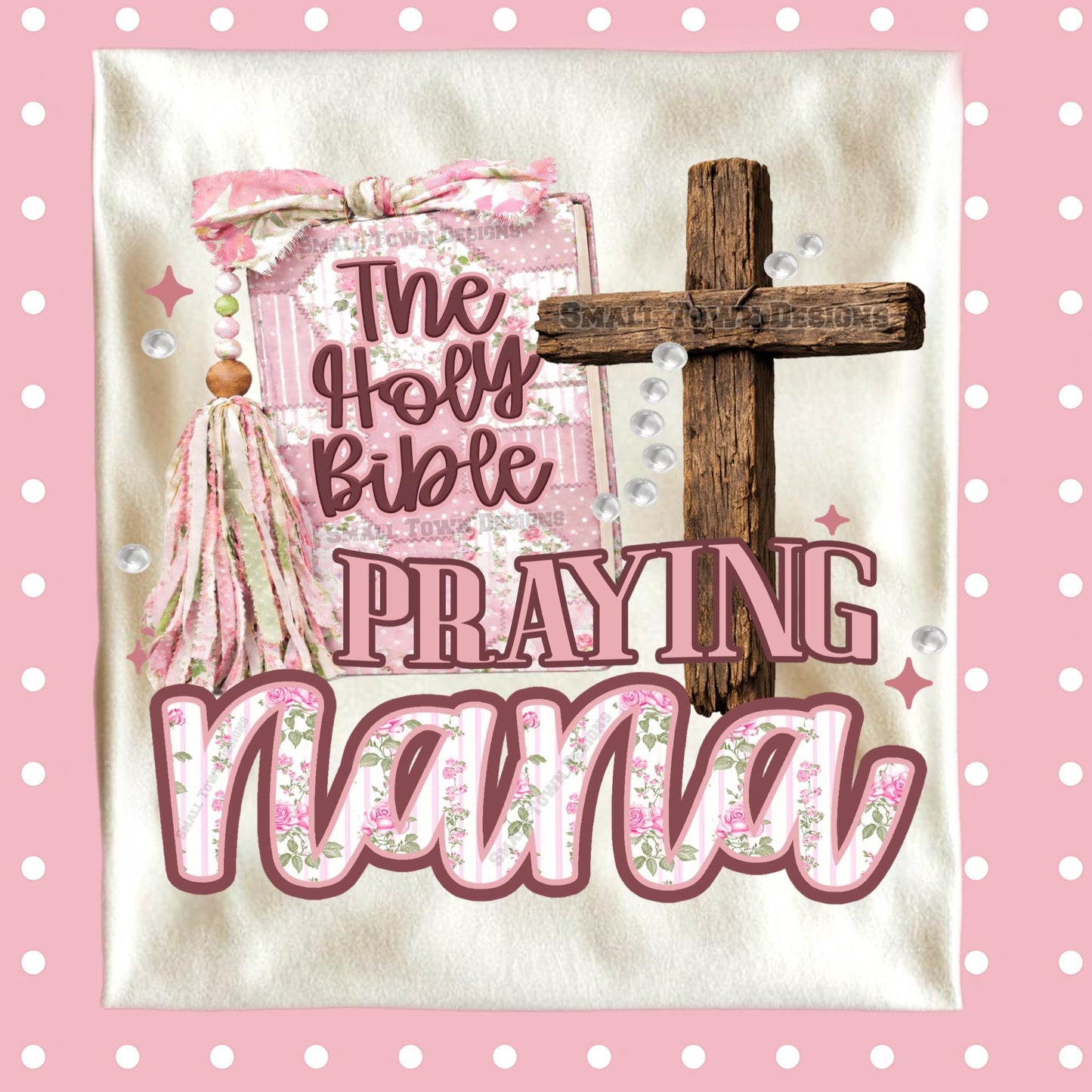 Praying Nana DTF Transfer
