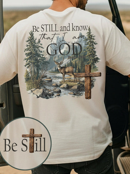 Be Still And Know DTF Transfer