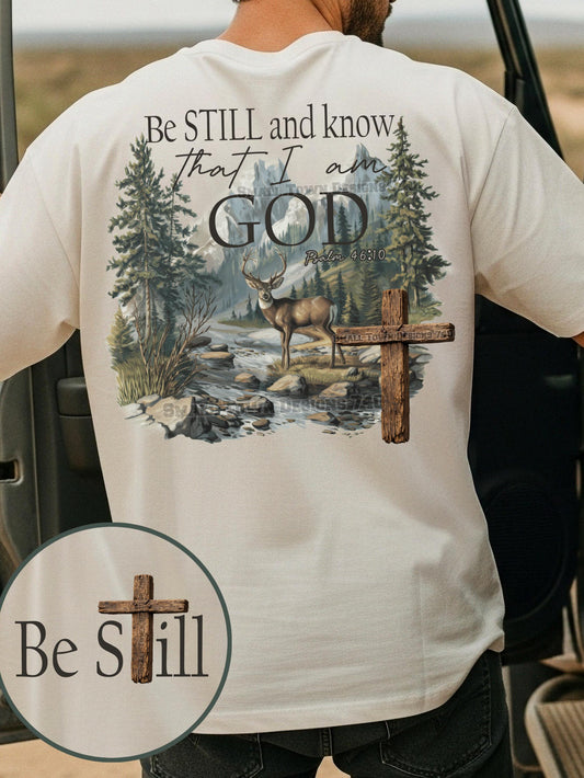 Be Still And Know DTF Transfer